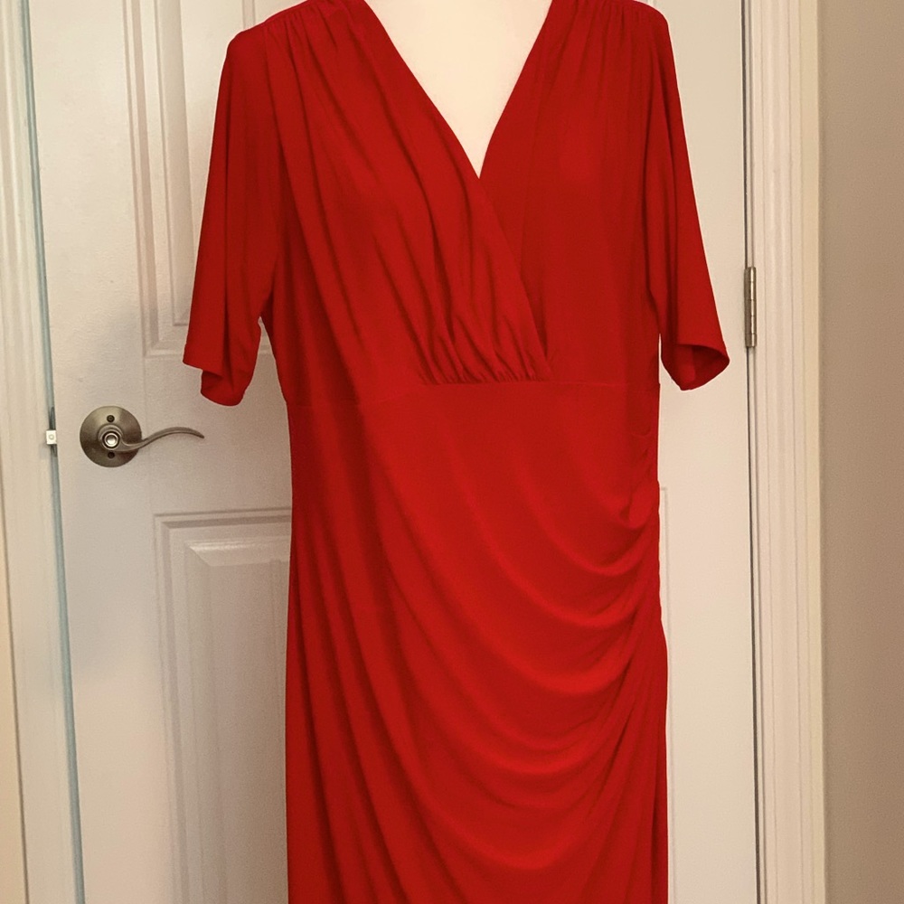 Red dress by Evan Picone Size 16W